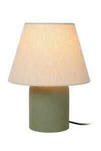 Lampa stołowa Lucide Macia zielona beżowa ceramiczna Japandi 20 cm 06527/01/33 small 0