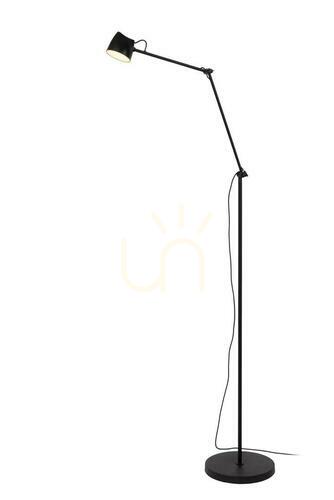 Sprawdź Lampa podłogowa Lucide Milne czarna LED 8W metal nowoczesna 44716/06/30