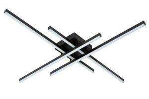 Plafon Lucide NOVAK czarny LED 42W 80 cm metalowy small 1
