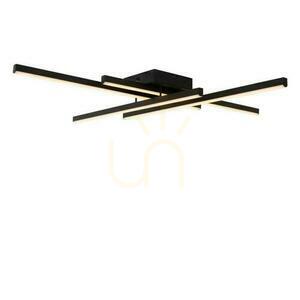 Plafon Lucide NOVAK czarny LED 42W 80 cm metalowy small 2