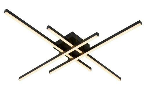 Sprawdź Plafon Lucide NOVAK czarny LED 42W 80 cm metalowy