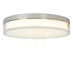 Plafon LED Lucide PLANO Ø 28 cm opalowy z chromowanym akcentem IP44 16 W CCT 1200 lm 78151/18/61 small 2