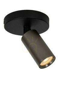 Plafon Lucide RITMO brązowo-czarny aluminium 10 cm MR11 09942/01/97 small 0