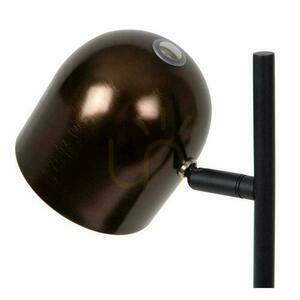 Lampa biurkowa Lucide SKANSKA LED 3W brązowa czarna metalowa IP44 03649/03/96 small 5