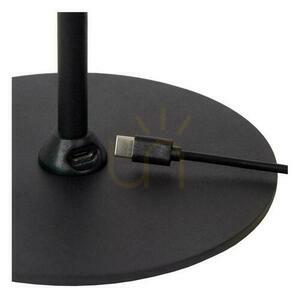Lampa biurkowa Lucide SKANSKA LED 3W brązowa czarna metalowa IP44 03649/03/96 small 6