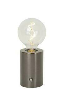 Lampa stołowa akumulatorowa Lucide VIVO szara metalowa LED 1W 2700K 52502/01/08 small 0