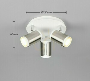 Plafon Trio GILLAN 814530307 small 4