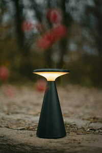 Lampa stołowa Max Light Funghi T0063 czarna 20 cm IP44 LED 1,6W 2700K small 3