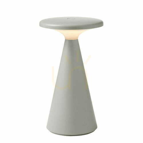 Sprawdź Lampa stołowa Max Light Funghi T0064 szara 20 cm IP44 LED 1.6W 2700K
