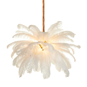 Lampa wisząca Step into Design EMU ST-DN127 6xE14 pióra białe, złote okucia, Ø 100 cm small 5