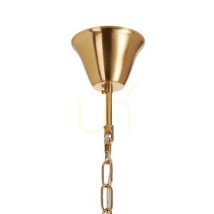 Lampa wisząca Step into Design EMU ST-DN127 6xE14 pióra białe, złote okucia, Ø 100 cm small 7