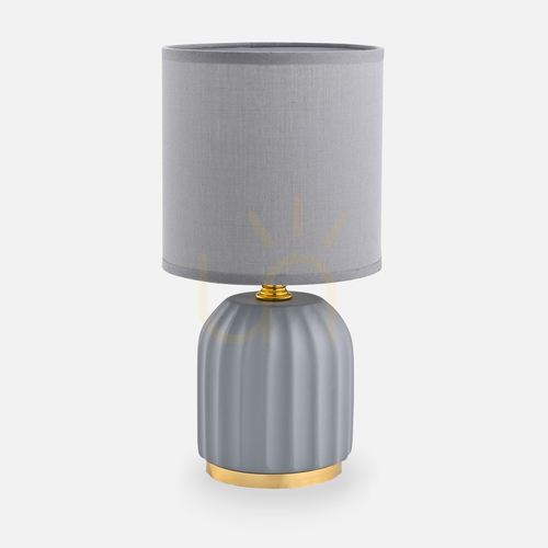 Sprawdź Lampa stołowa Zuma Line STOŁOWA HS8723-GR E14 szara