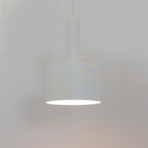 Sprawdź Lampa wisząca Sigma Vitrum biały stal 1xE27 17 cm SKU 41112