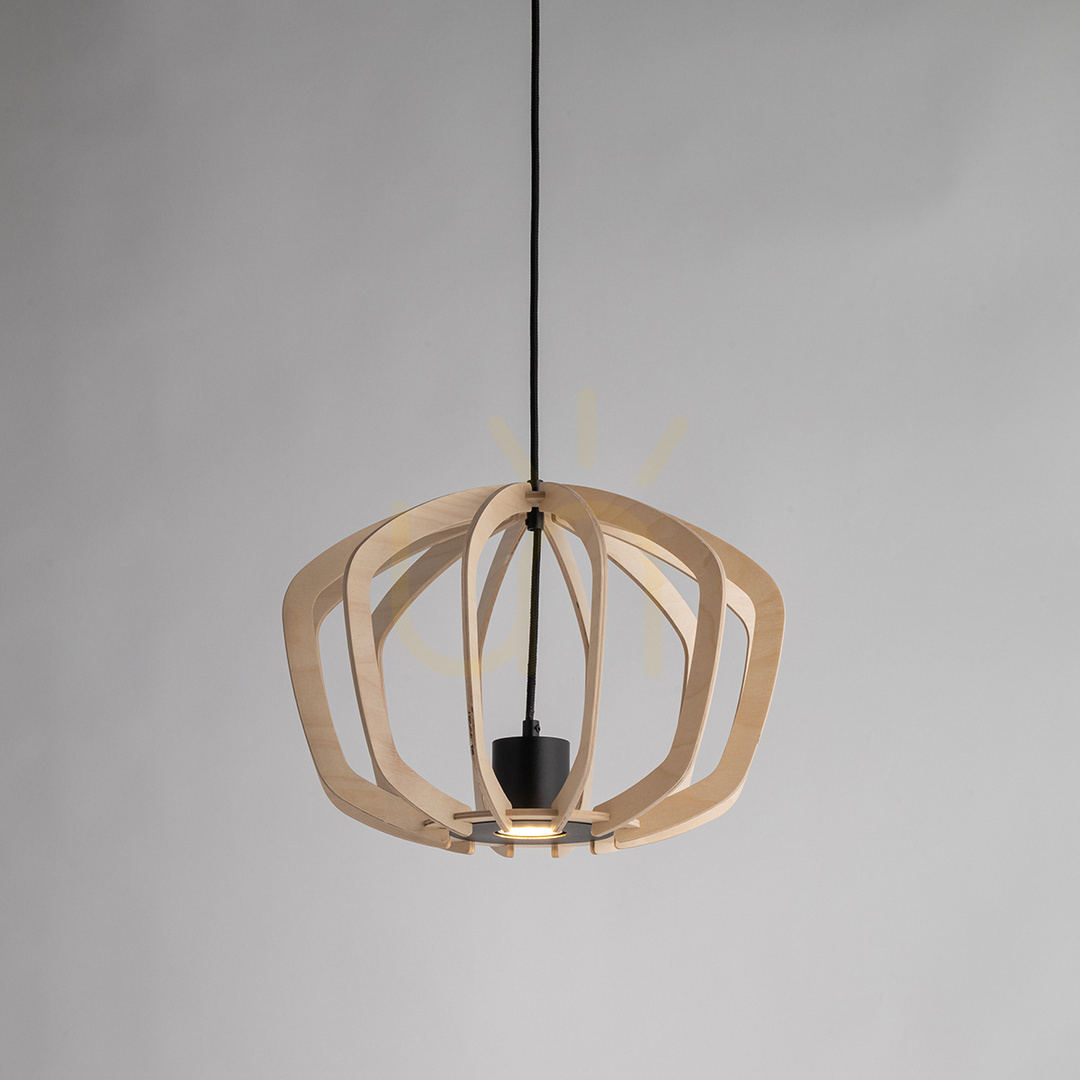 Zobacz Lampa wisząca Sigma Summer drewno czarna 1xGU10 40 cm 40925 Lampa wisząca Sigma Summer drewno czarna 1xGU10 40 cm 40925