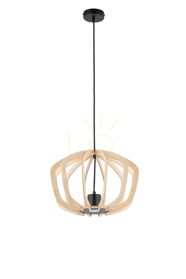 Sprawdź Lampa wisząca Sigma Summer drewno czarna 1xGU10 40 cm 40925 Lampa wisząca Sigma Summer drewno czarna 1xGU10 40 cm 40925