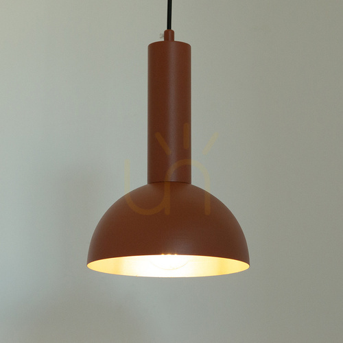 Sprawdź Lampa wisząca Sigma VITRUM ceglana 1xE27 19 cm 40973