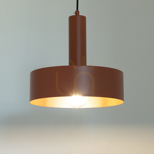 Sprawdź Lampa wisząca Sigma VITRUM ceglana stal lakierowana 1xE27 41115