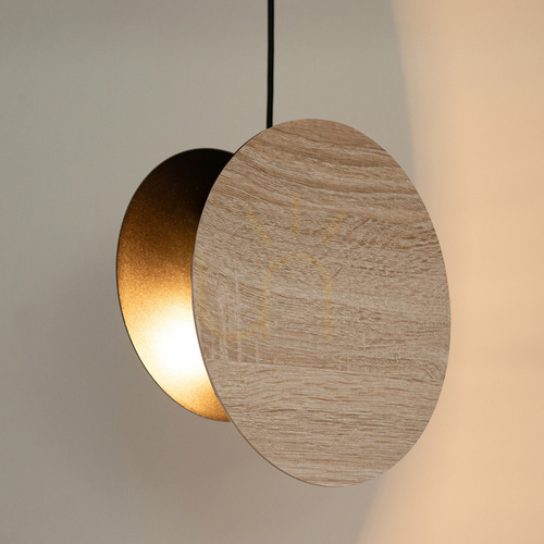 Sprawdź Lampa wisząca Sigma TOLA czarna dąb E27 41091