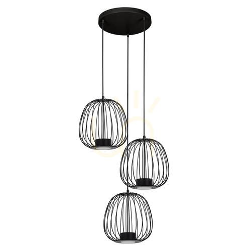 Sprawdź Lampa wisząca Sigma BELL PLUS 3xGX53 czarna 41101