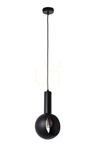 Lampa wisząca Sigma VITRUM czarna 1xE27 stal lakierowana 41108 small 1