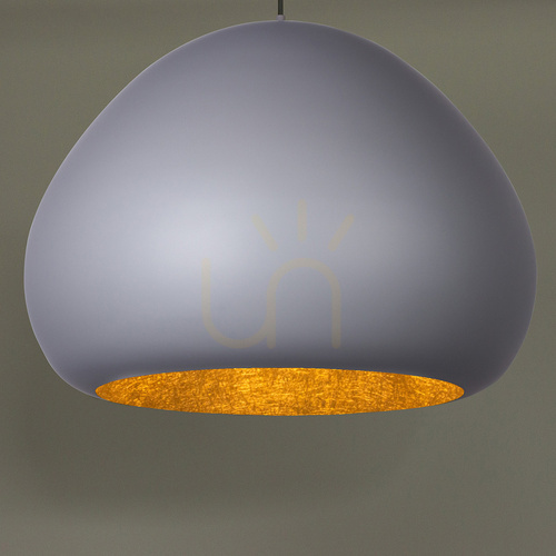Sprawdź Lampa wisząca Sigma LAVA 1xE27 szaro-złota 52 cm 41078