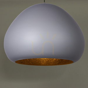 Lampa wisząca Sigma LAVA 1xE27 czarna szara 52 cm 41079 small 1