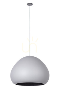 Lampa wisząca Sigma LAVA 1xE27 czarna szara 52 cm 41079 small 0