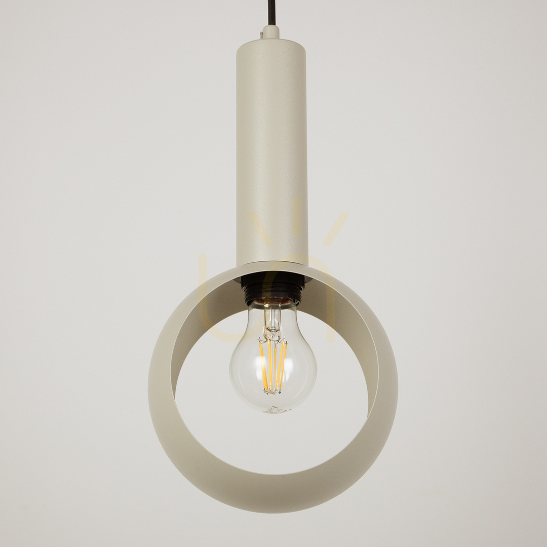 Zobacz Lampa wisząca Sigma VITRUM szary beż E27 stal lakierowana 1x, SKU 41105 Lampa wisząca Sigma VITRUM szary beż E27 stal lakierowana 1x, SKU 41105