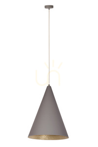 Lampa wisząca Sigma VESUVIO 1xE27 taupe złota 35 cm 41056 0 Lampa wisząca Sigma VESUVIO 1xE27 taupe złota 35 cm 41056 small 0