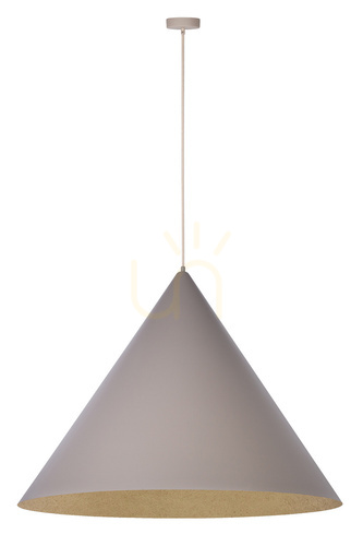 Sprawdź Lampa wisząca Sigma VESUVIO 1xE27 taupe złota 77 cm SKU 41059