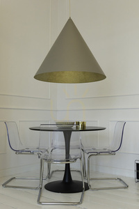 Lampa wisząca Sigma VESUVIO 1xE27 taupe złota 77 cm SKU 41059 small 2