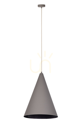 Sprawdź Lampa wisząca Sigma VESUVIO 1xE27 czarna taupe 35 cm 41061