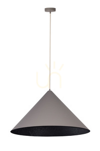 Lampa wisząca Sigma VESUVIO czarna taupe 70 cm E27 41062 small 0