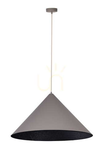Sprawdź Lampa wisząca Sigma VESUVIO 3xE27 czarna taupe 70 cm SKU 41063