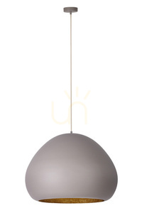 Lampa wisząca Sigma LAVA taupe złota 52 cm E27 41080 small 0