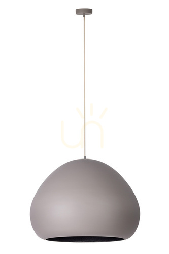 Sprawdź Lampa wisząca Sigma LAVA 1xE27 czarna taupe 52 cm 41081