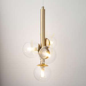 Lampa wisząca Sigma PERLA LUX 4xG9 złoty satynowy szkło SKU 40856 small 1