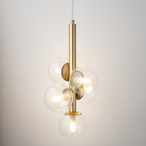 Lampa wisząca Sigma PERLA LUX 5xG9 złoty satynowy 40857 small 1