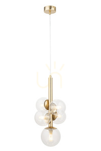 Lampa wisząca Sigma PERLA LUX 5xG9 złoty satynowy 40857 small 0