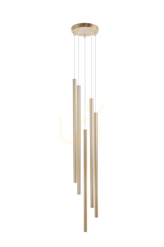 Sprawdź Lampa wisząca Sigma Sopep Lux 5xG9 złoty szczotkowany 40965