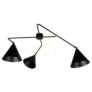 Plafon Sigma GALAXY 2xE27 czarny stalowy 40938 small 0