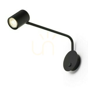 Kinkiet Rendl FILIP czarny z ramieniem GU10 LED 5 W R14486 small 1