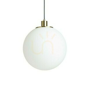 Lampa wisząca Rendl BOULDER 30 ze szkła opalowego, szczotkowany mosiądz, E27, R14394 small 2