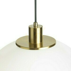 Lampa wisząca Rendl BOULDER 30 ze szkła opalowego, szczotkowany mosiądz, E27, R14394 small 3