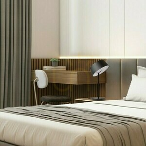 Lampa stołowa Rendl PRAHA DIMM czarna 230 V LED 5 W 100° 3000 K small 3