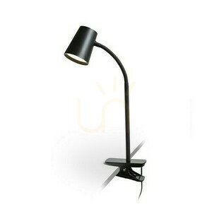 Lampka biurkowa na klips Rendl Verina Dimm czarna LED 4,5 W 3000 K small 0