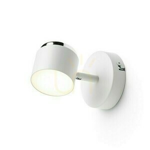 Lampa Natynkowa Nova I ścienna Biała Chrom/Akryl Mleczny 230 V Led 4.2 W 3000 K small 4