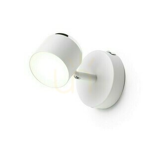Lampa Natynkowa Nova I ścienna Biała Chrom/Akryl Mleczny 230 V Led 4.2 W 3000 K small 0