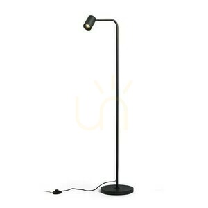 Lampa podłogowa Rendl FLYNN I czarna GU10 9 W small 5