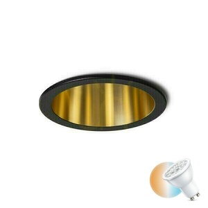 Oprawa Wpuszczana Orco Czarna/Złota 230 V Led Gu10 9 W 0 Oprawa Wpuszczana Orco Czarna/Złota 230 V Led Gu10 9 W small 0